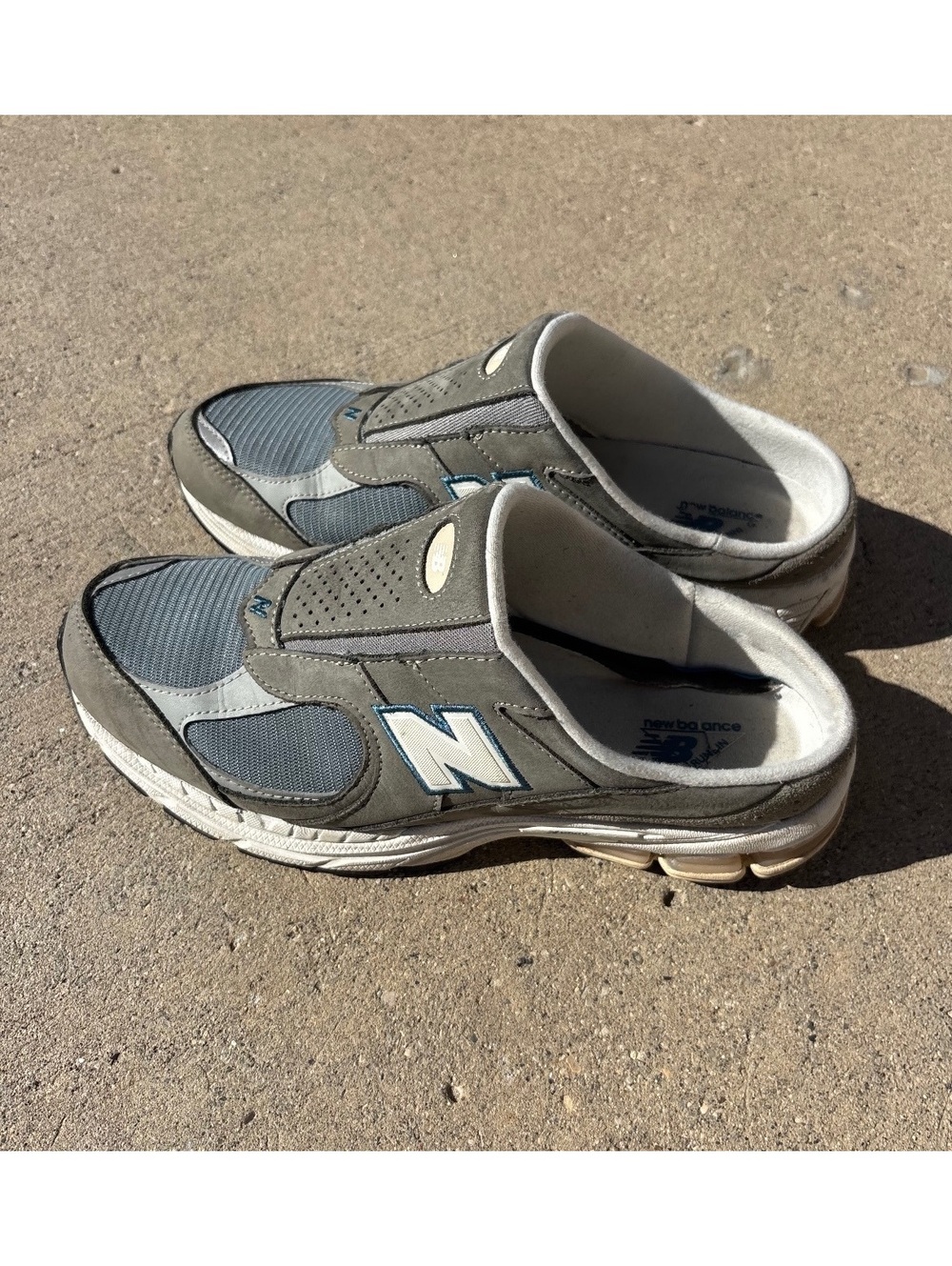 New Balance 2002R Mule Marblehead Trooper Grey Blue Size 9